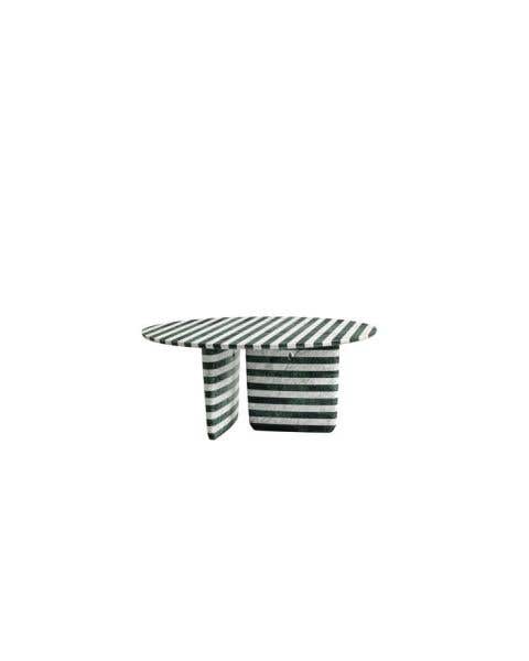 Italian designer modern tables - Tobi-Ishi striped marble Tables
